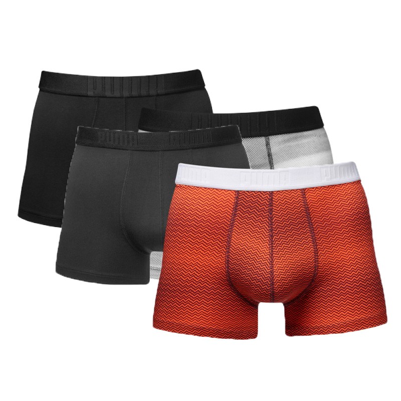 Een Dag Actie - Puma 4-Pack Nevertame Orange & Nevertame Black/White