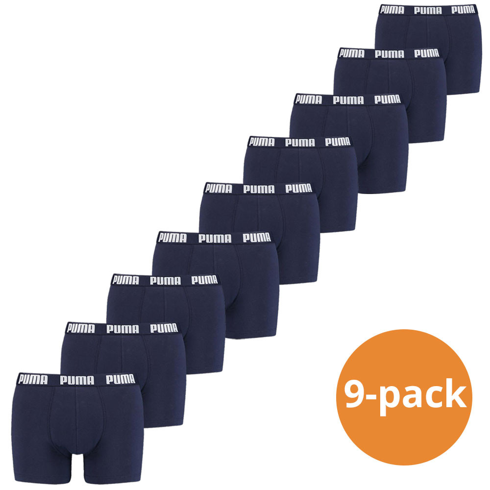 Een Dag Actie - Puma Boxershorts Everyday Navy 9-Pack