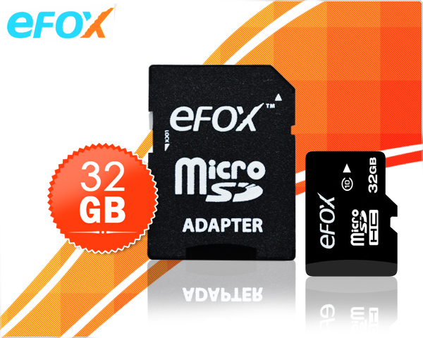 1 Day Fly - 32 Gb Efox Micro Sd Kaart + Adapter 1 Day Fly - 32 Gb Efox Micro Sd Kaart + Adapter