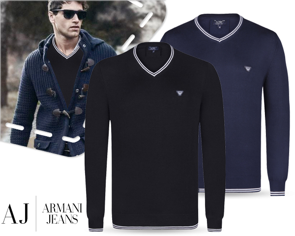 1 Day Fly - Armani Jeans V-​Hals Trui