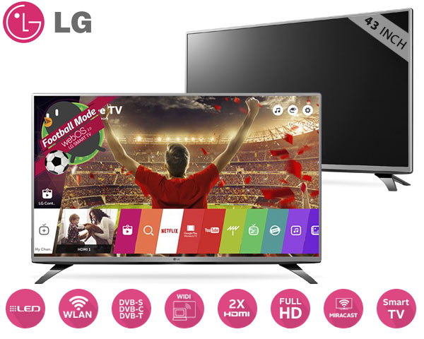 1 Day Fly - Lg 43" Full Hd Smart Led Tv