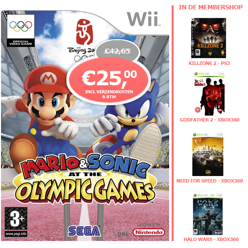 1 Day Fly - Mario En Sonic Op De Olympische Spelen 1 Day Fly - Mario En Sonic Op De Olympische Spelen