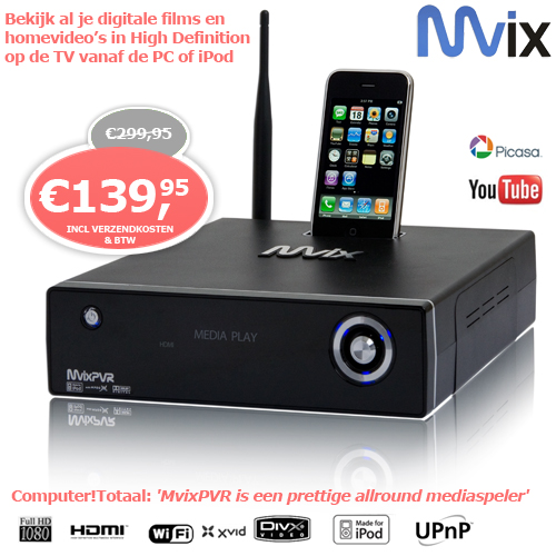 1 Day Fly - Mvixpvr Full Hd Multimedia Harddisk Recorder