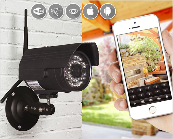 1 Day Fly - Outdoor Netwerk Wifi Camera Met Nachtvisie En Bewegingsdetectie