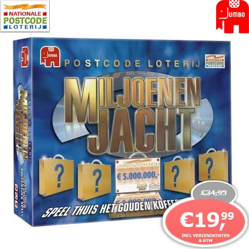 1 Day Fly - Postcode Loterij Miljoenenjacht Bordspel