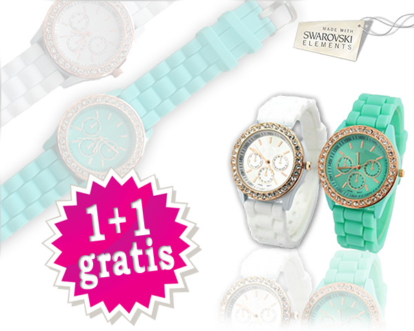 1 Day Fly Lady - 2 Stuks Zomerse Horloges!