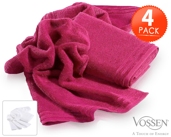 1 Day Fly Lady - 4-​Pack Vossen Handdoeken