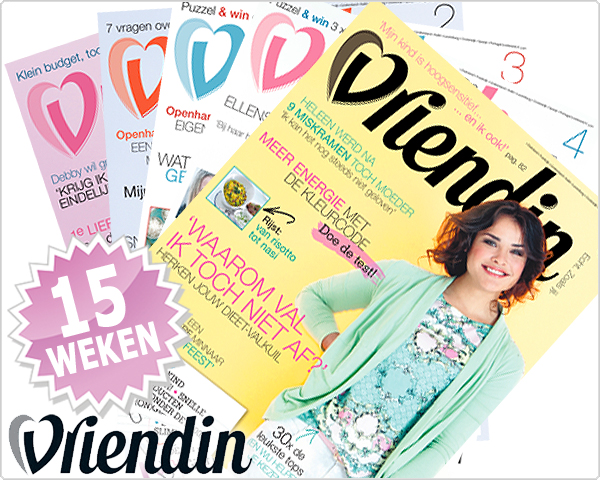 1 Day Fly Lady - 50% Korting Op 15 Weken Vriendin Magazine