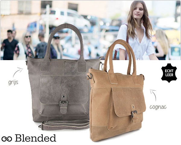 1 Day Fly Lady - Blended Leren Shoppertas