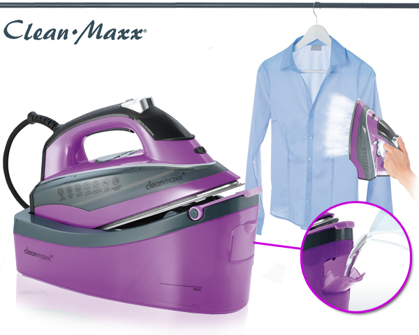 1 Day Fly Lady - Cleanmaxx Stoomstrijkijzer Met Automatisch Navulsysteem