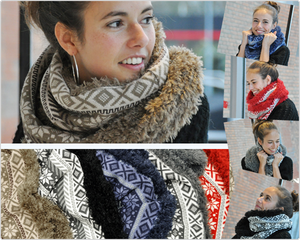 1 Day Fly Lady - Heerlijke Wintersjaals Met Print In Meerdere Kleuren