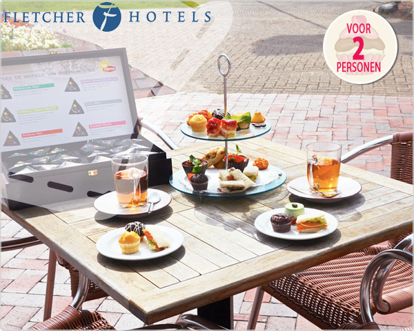 1 Day Fly Lady - High Tea Voor 2 Personen Bij Fletcher Hotels