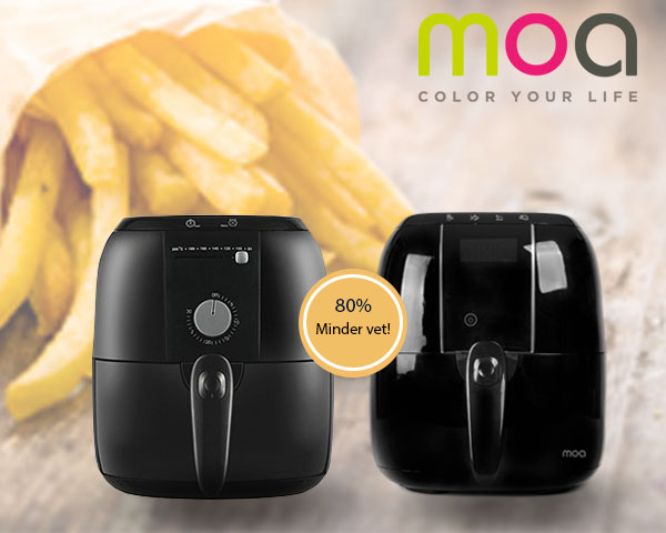 1 Day Fly Lady - Moa Design Airfryer Met Analoge Of Digitale Bediening