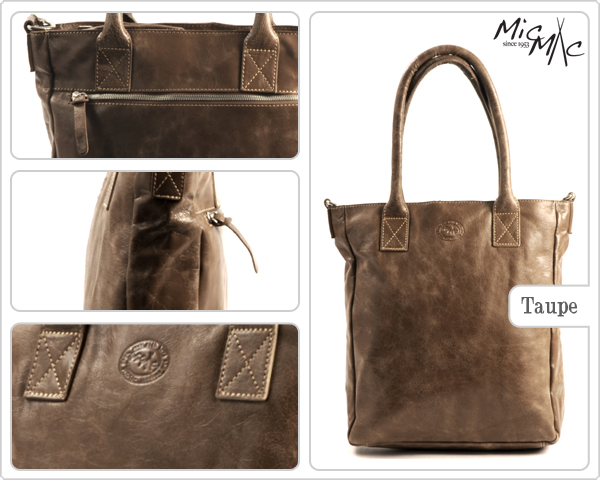 1 Day Fly Lady - Modieuze Leren Shopper Van Micmac