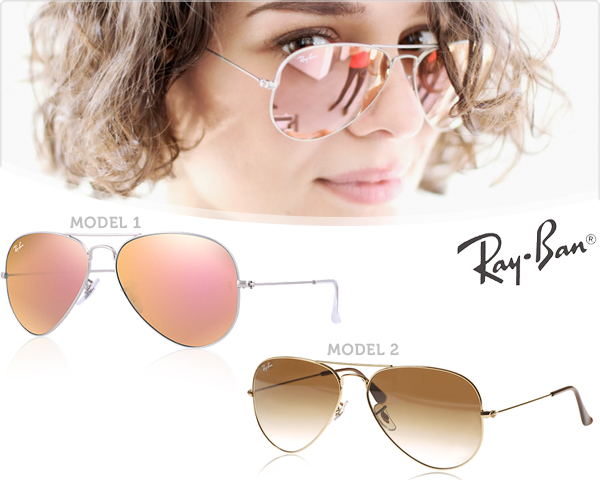 1 Day Fly Lady - Ray-​Ban Aviator Zonnebril In 2 Kleuren