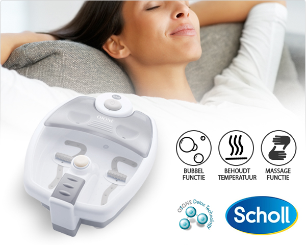 1 Day Fly Lady - Scholl Voetenbad Met Massage-​ En Bubbelfunctie