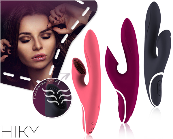 1 Day Fly Lady - Sensationele Hiky Vibrator Met Zuigfunctie