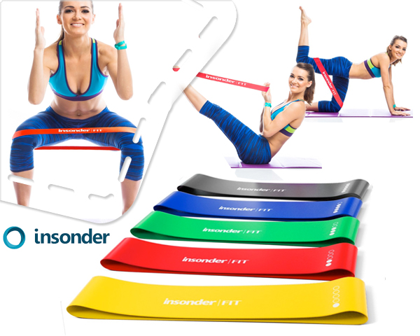 1 Day Fly Lady - Set Van 5 Fitness Weerstandsbanden