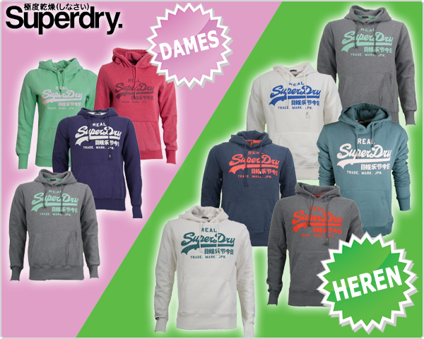 1 Day Fly Lady - Superdry Dames En Heren Hoodies