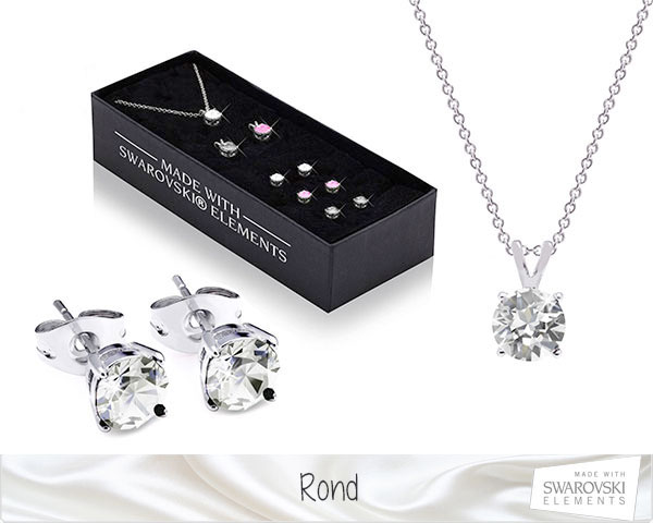 1 Day Fly Lady - Swarovski Elements Ketting En Oorbellen Sets