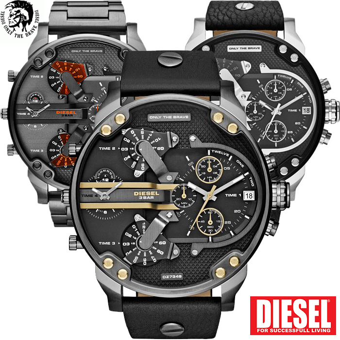 24 Deluxe - Diesel Mr Daddy 2.0 Horloges