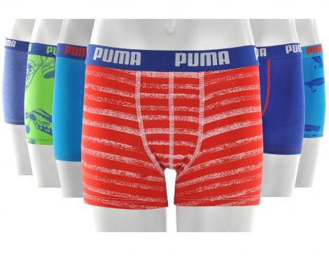 Avantisport - Puma - Boxershort 6Pack JR - Boxershort Set Junior