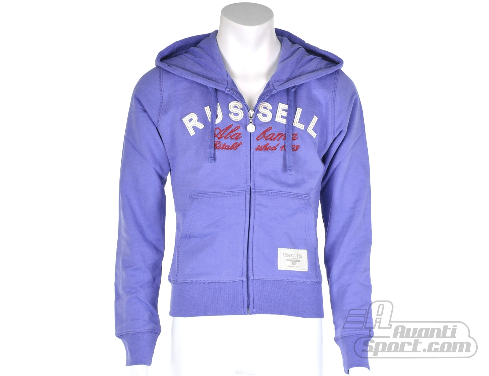 Avantisport - Russell Athletic  - Zip Trough Hooded Sweat - Kinder Vesten