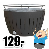 Bobshop - LotusGrill Tafelbarbecue antraciet