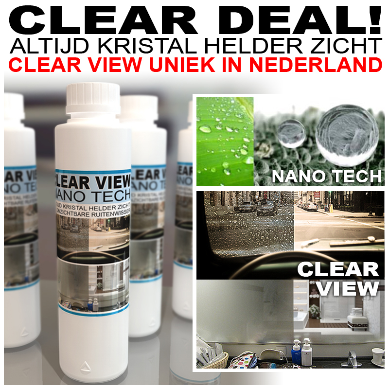 Buy This Today - Clear View Nano Tech. Vuilafstotend Wondermiddel  Vanaf €12,50