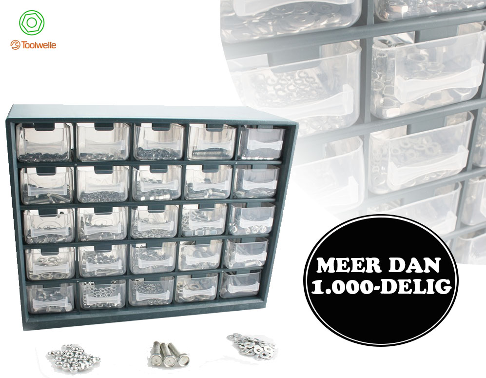 Click to Buy - 1000-delige Toolwelle IJzerwaren Organizer