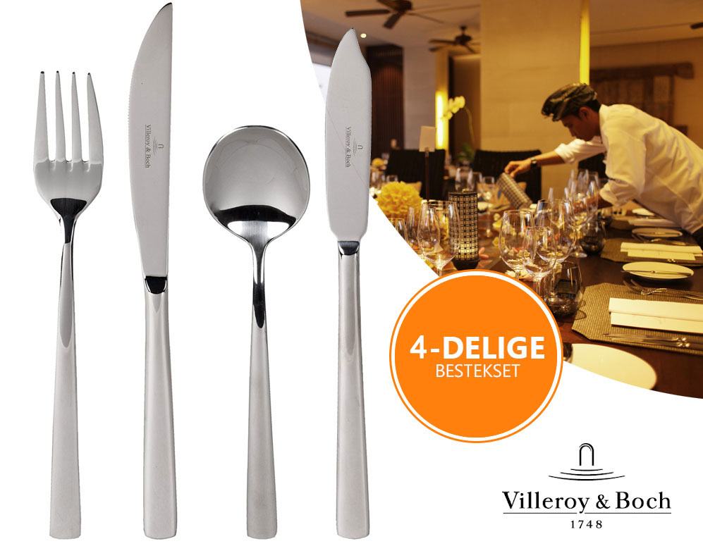 Click to Buy - 4-Delige Villeroy en Boch Bestek Set