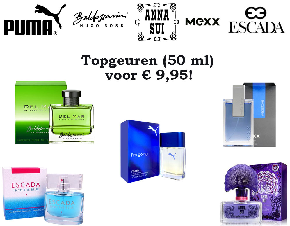 Click to Buy - 50 ml Topgeuren voor Bodemprijzen - Kies uit 5 verschillende