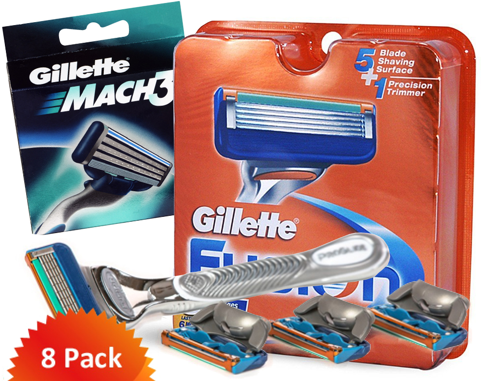 Click to Buy - 8x Original Gillette Fusion of Mach3