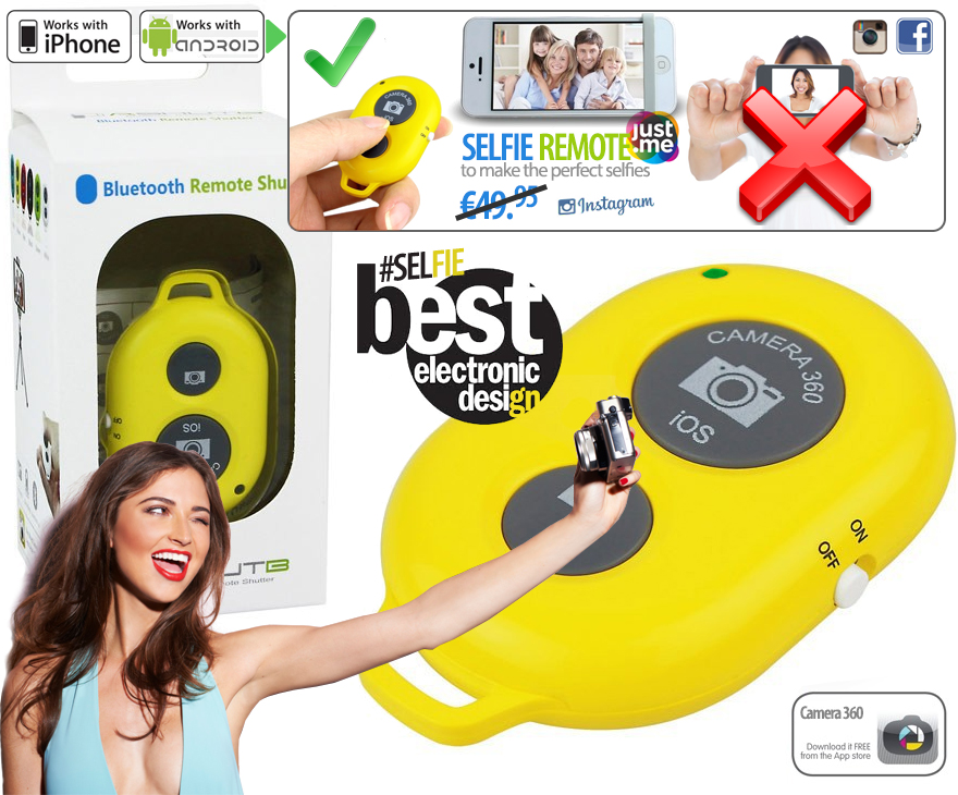 Click to Buy - aShute #SELFIE Remote Shutter Control