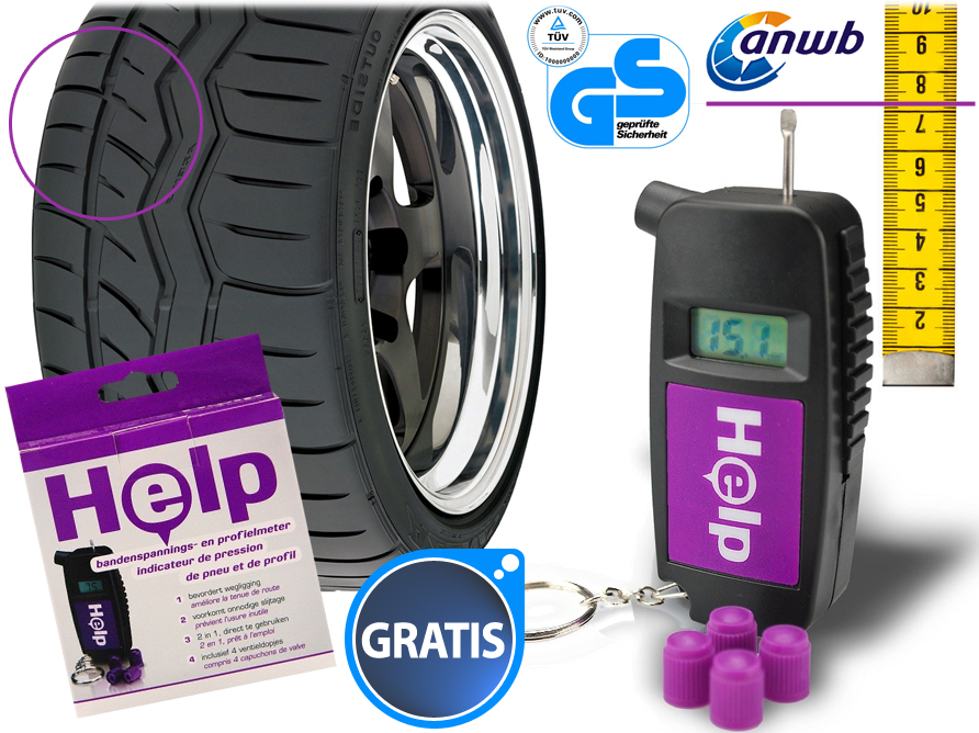 Click to Buy - Digitale Bandenspanning en Profielmeter