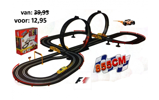 Click to Buy - Electrische Racebaan (met 4 auto's)