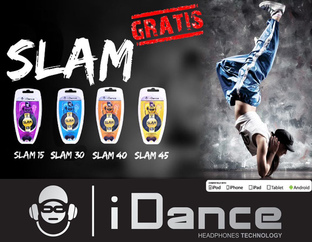 Click to Buy - Gratis iDance Slam in Ear Headphones