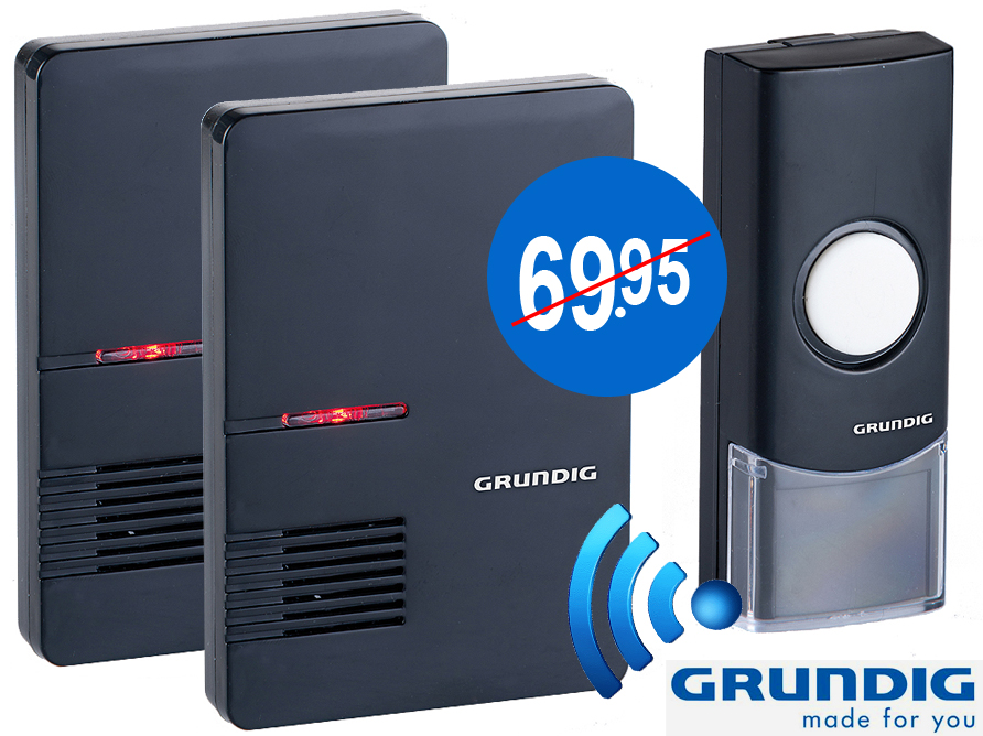 Click to Buy - Grundig Draadloze Deurbel