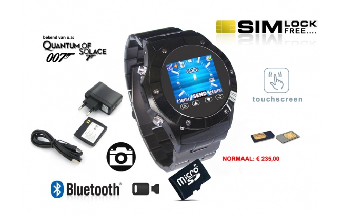 Click to Buy - Horloge Telefoon (Simlockvrij)