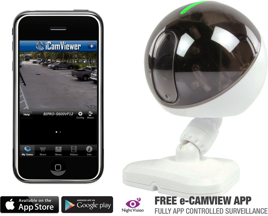 Click to Buy - IP-Camera met IR en APP Mogelijkheid