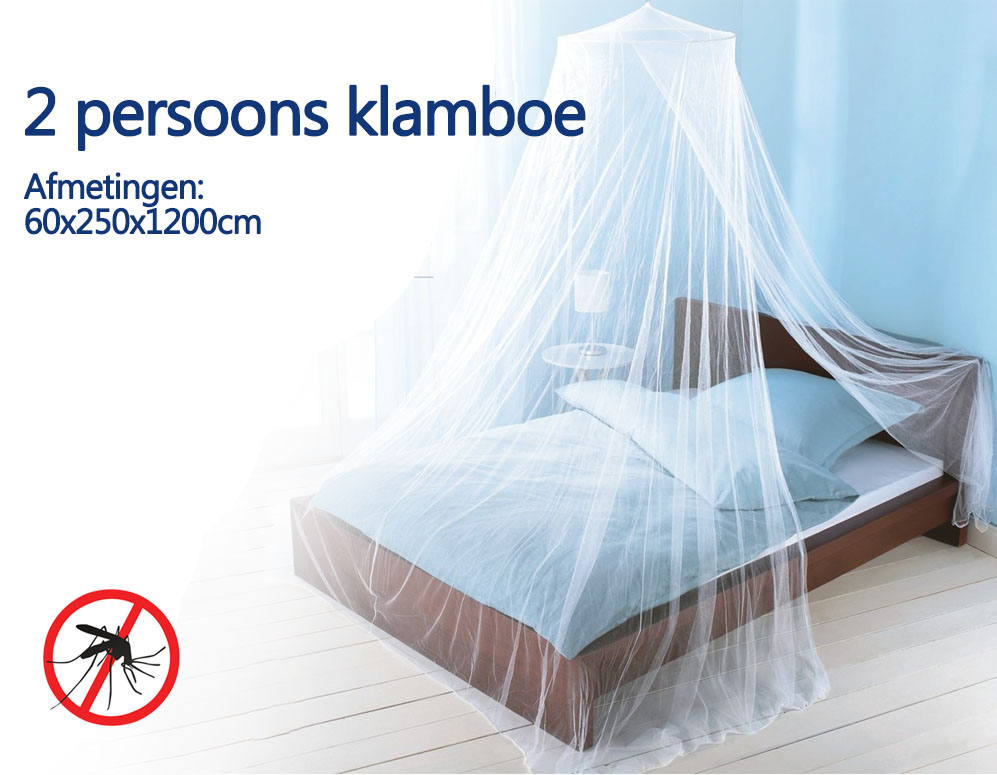 Click to Buy - Sfeervolle 2 persoons Klamboe