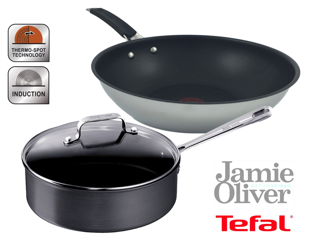 Click to Buy - Tefal By Jamie Oliver: Hapjespan of Wokpan