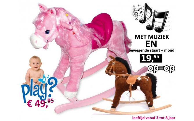 Click to Buy - Zingend Hobbelpaard (beweegt ook!)