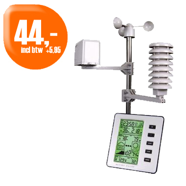 Dagactie - Alecto Ws3000 Professioneel Weerstation