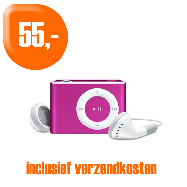 Dagactie - Apple Ipod Shuffle 2 Gb - (Pink)