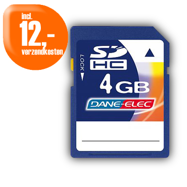 Dagactie - Dane-elec Sd 4 Gb Sdhc