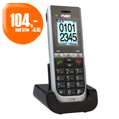 Dagactie - Fysic Fm-9000 Seniorenmobiel