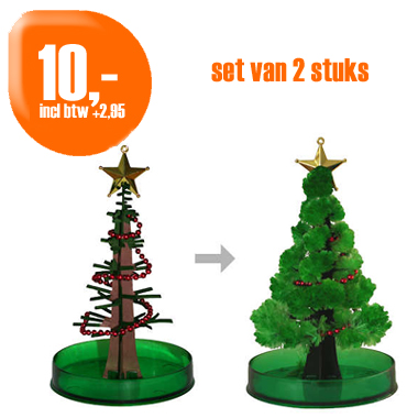 Dagactie - Growmagic Christmas Tree (Set Van 2 Stuks)