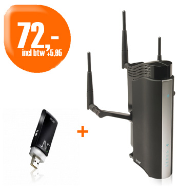 Dagactie - Hercules N Router Set (Hwnri-300+hwnum-300)