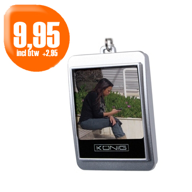 Dagactie - Konig Digitale Usb Fotohanger 1.5 Inch